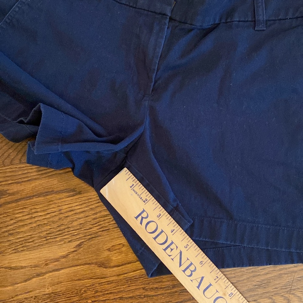 J CREW WOMENS Navy SHORTS SIZE 12 - Picture 6 of 11